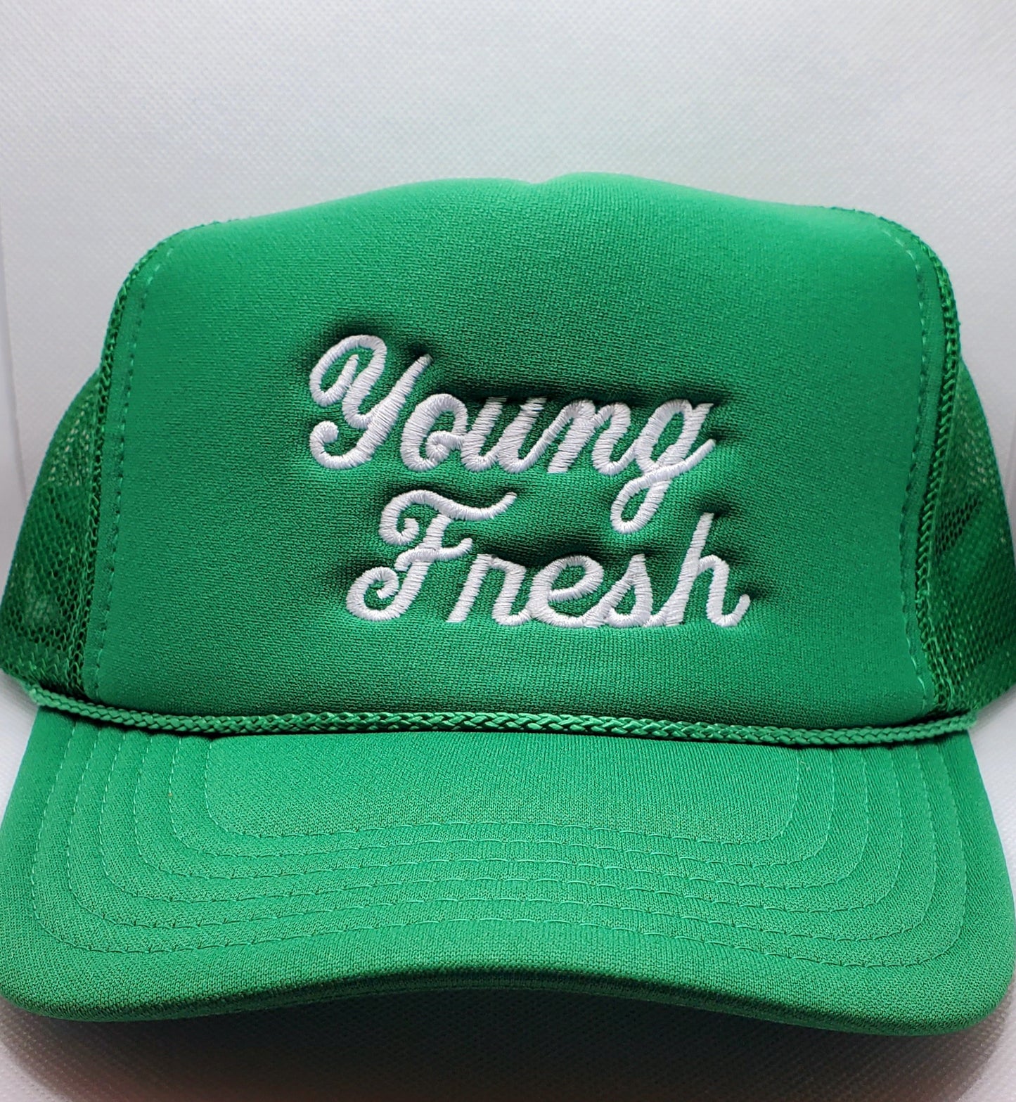 YF Green/White Trucker Hat
