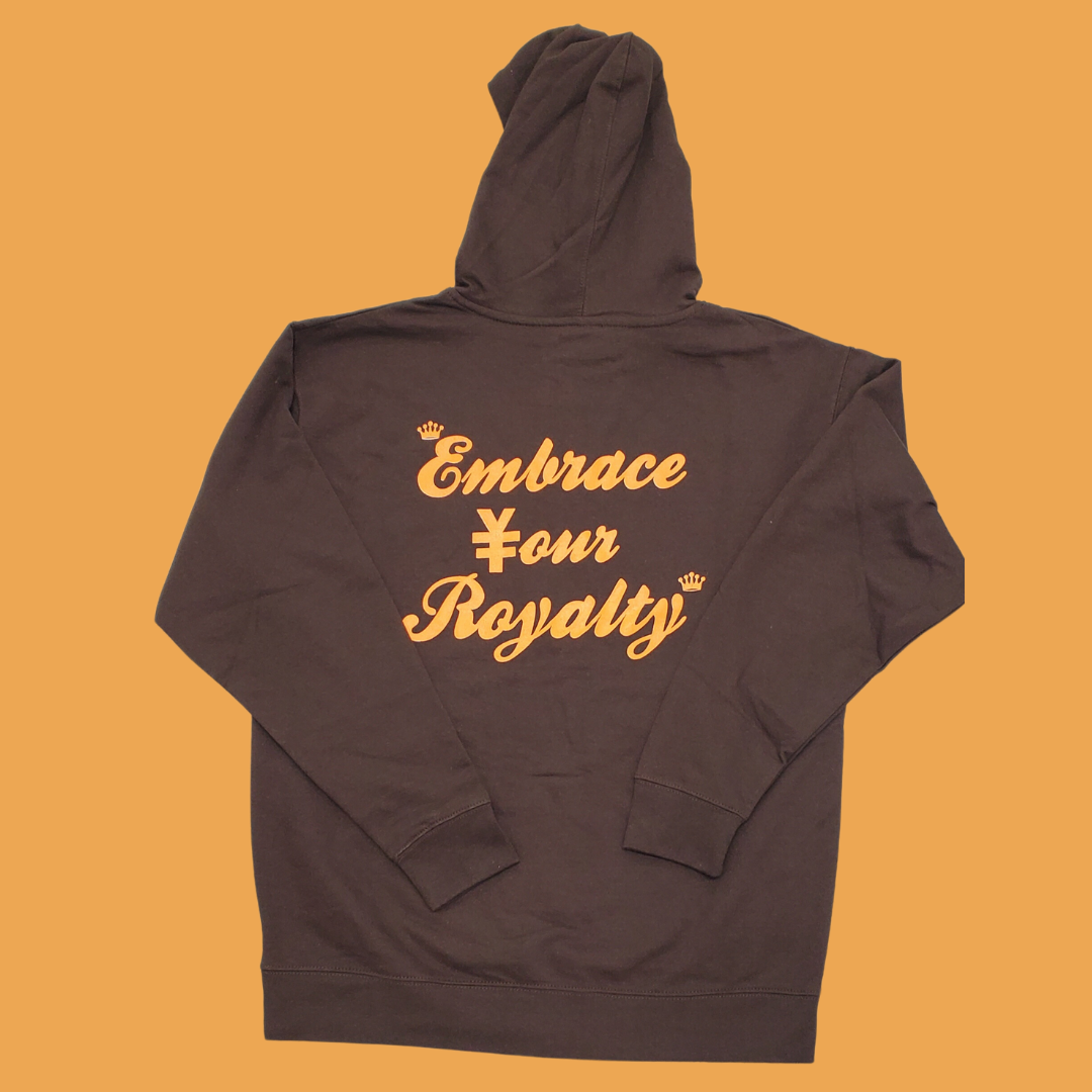 Chocolate/Orange Hoody