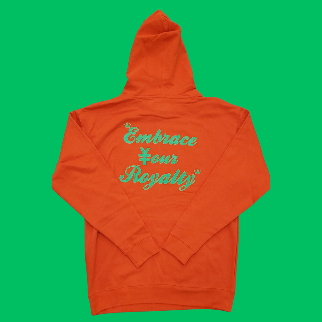 Orange/Green Hoody