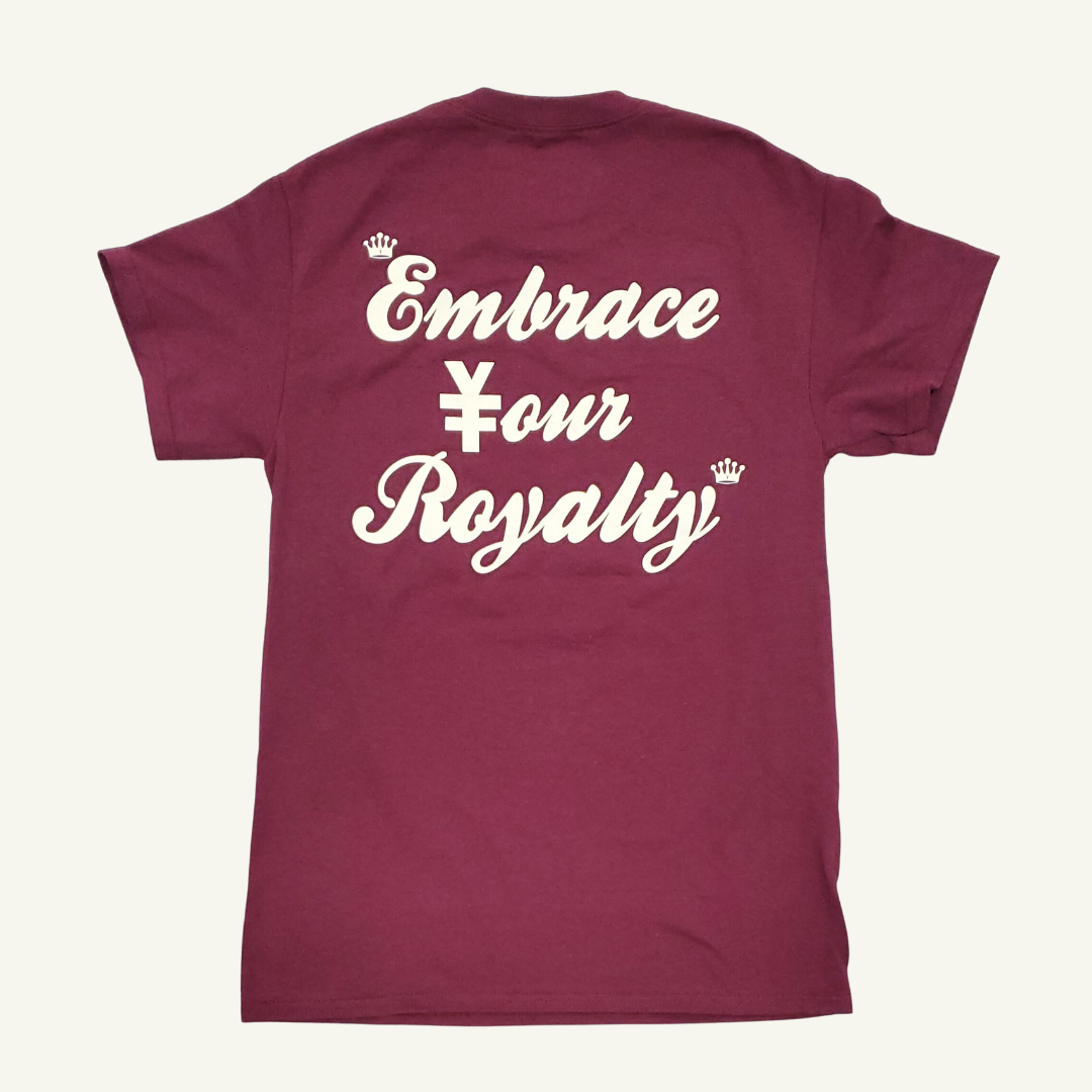 Maroon/Cream YF T-Shirt