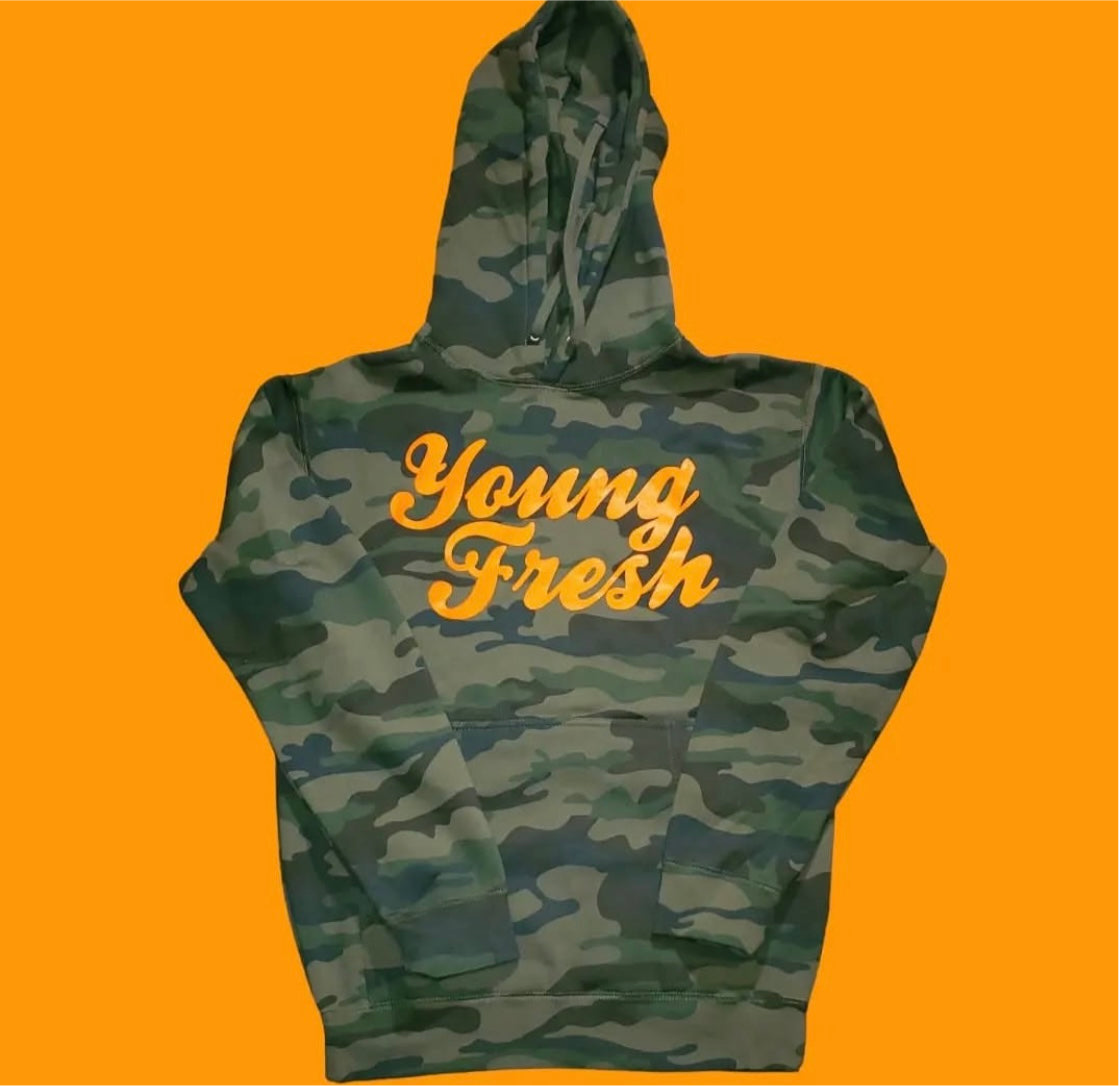 Army Camo/Orange Hoody