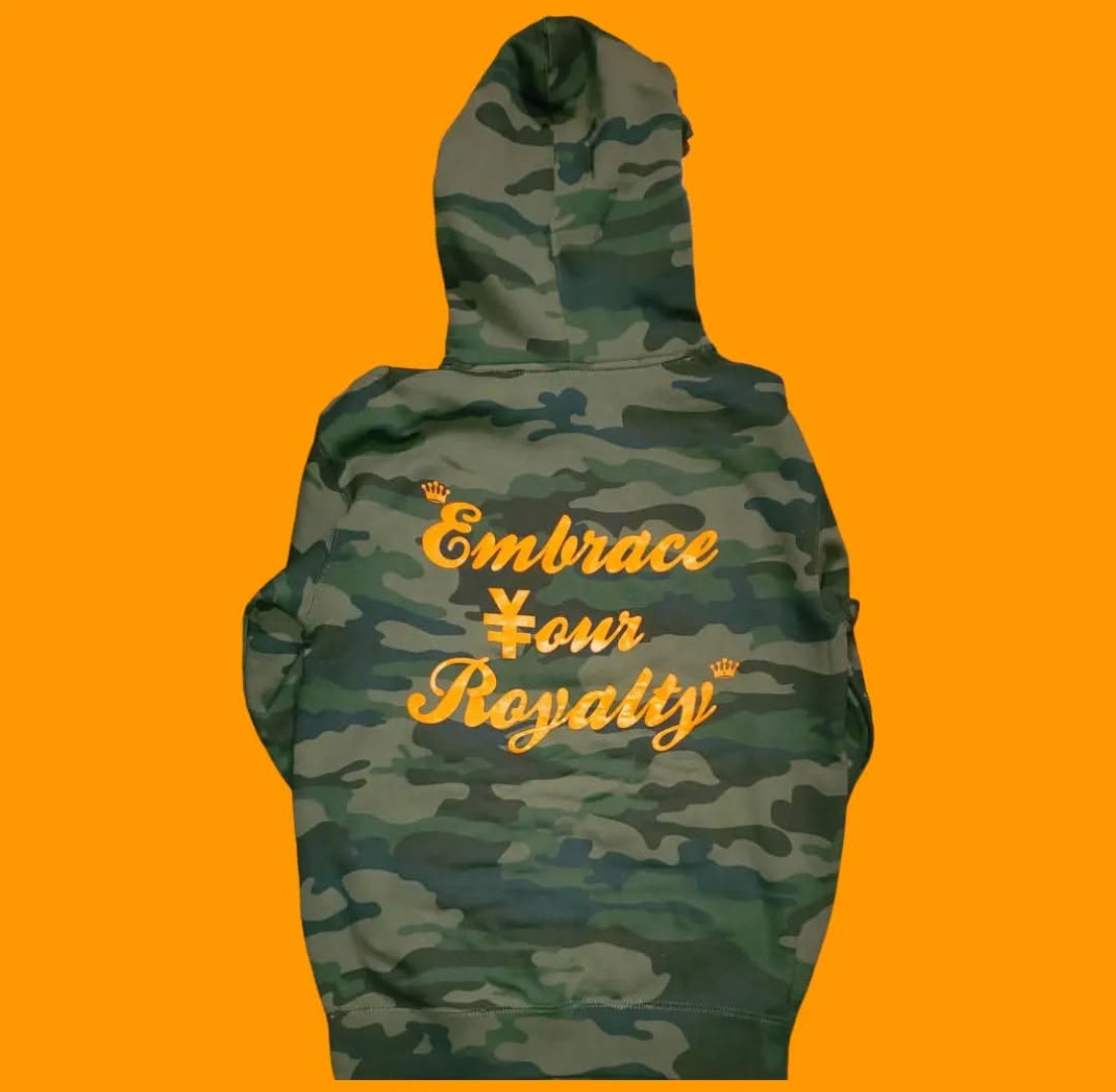 Army Camo/Orange Hoody