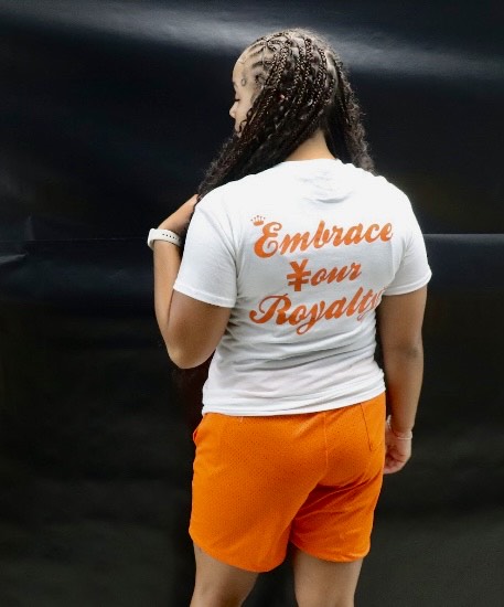 Orange-White T-Shirt