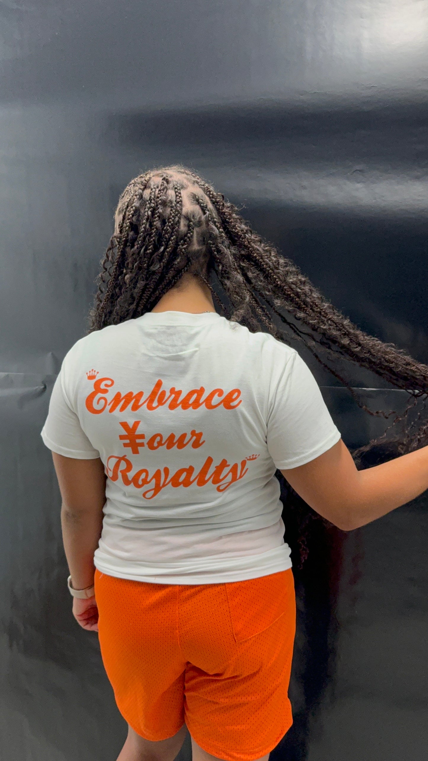 Orange-White T-Shirt