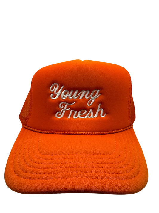 Orange-White Trucker Hat
