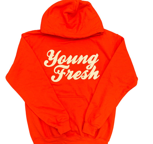 Orange/White Hoody