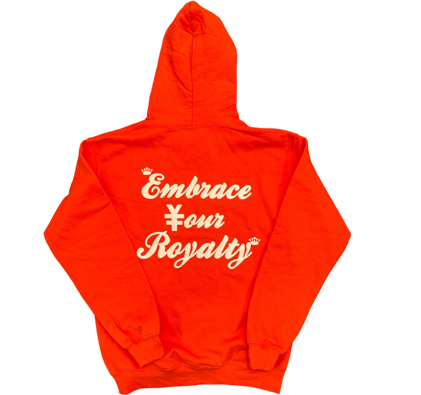 Orange/White Hoody