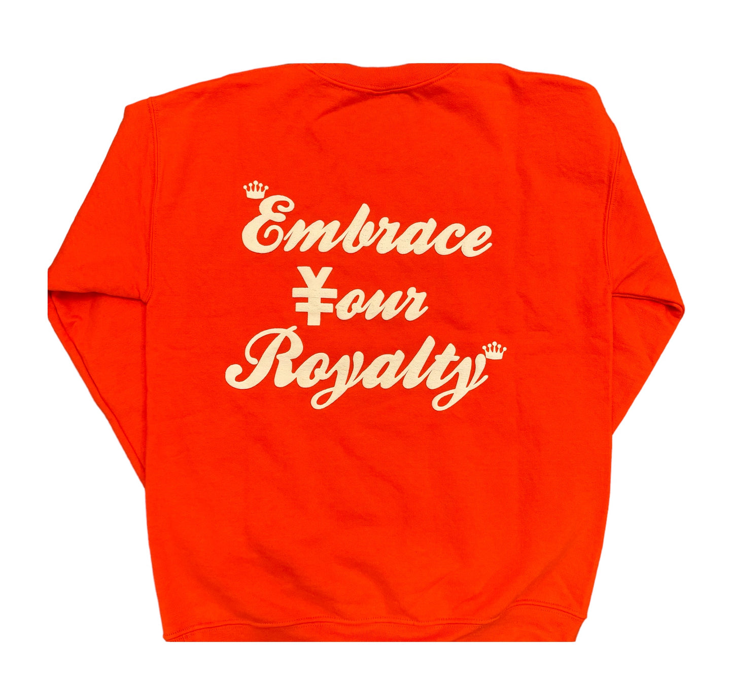 Orange/White Sweatshirt