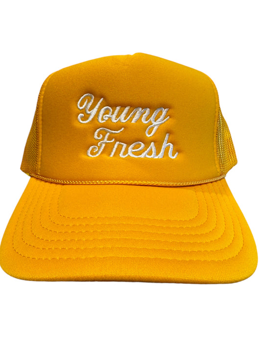 Gold/White Trucker Hat